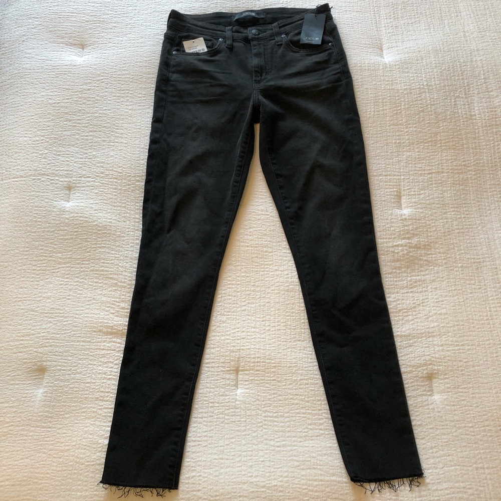 Joe's Jeans Black Mid-Rise Ankle Skinny Jeans